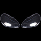 For Porsche Cayenne 2003-2006 2PCS Car Headlight Lens Cover Shell+Glue Clear L+R