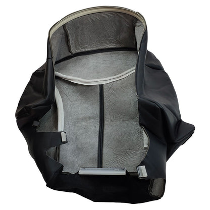 Driver Side Bottom Leather Cover Black For 1999-2002 GMC Sierra 1500 2500