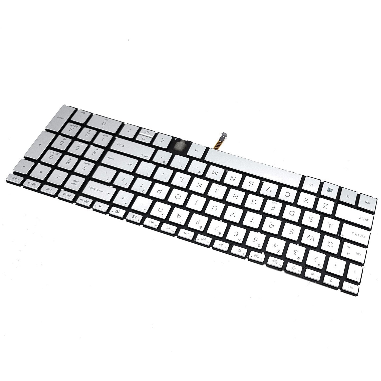 New Silver Keyboard Backlit For HP ENVY 17m-cg1013dx 17m-cg0013dx 17m-cg0xxx US
