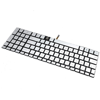 New Silver Keyboard Backlit For HP ENVY 17m-cg1013dx 17m-cg0013dx 17m-cg0xxx US