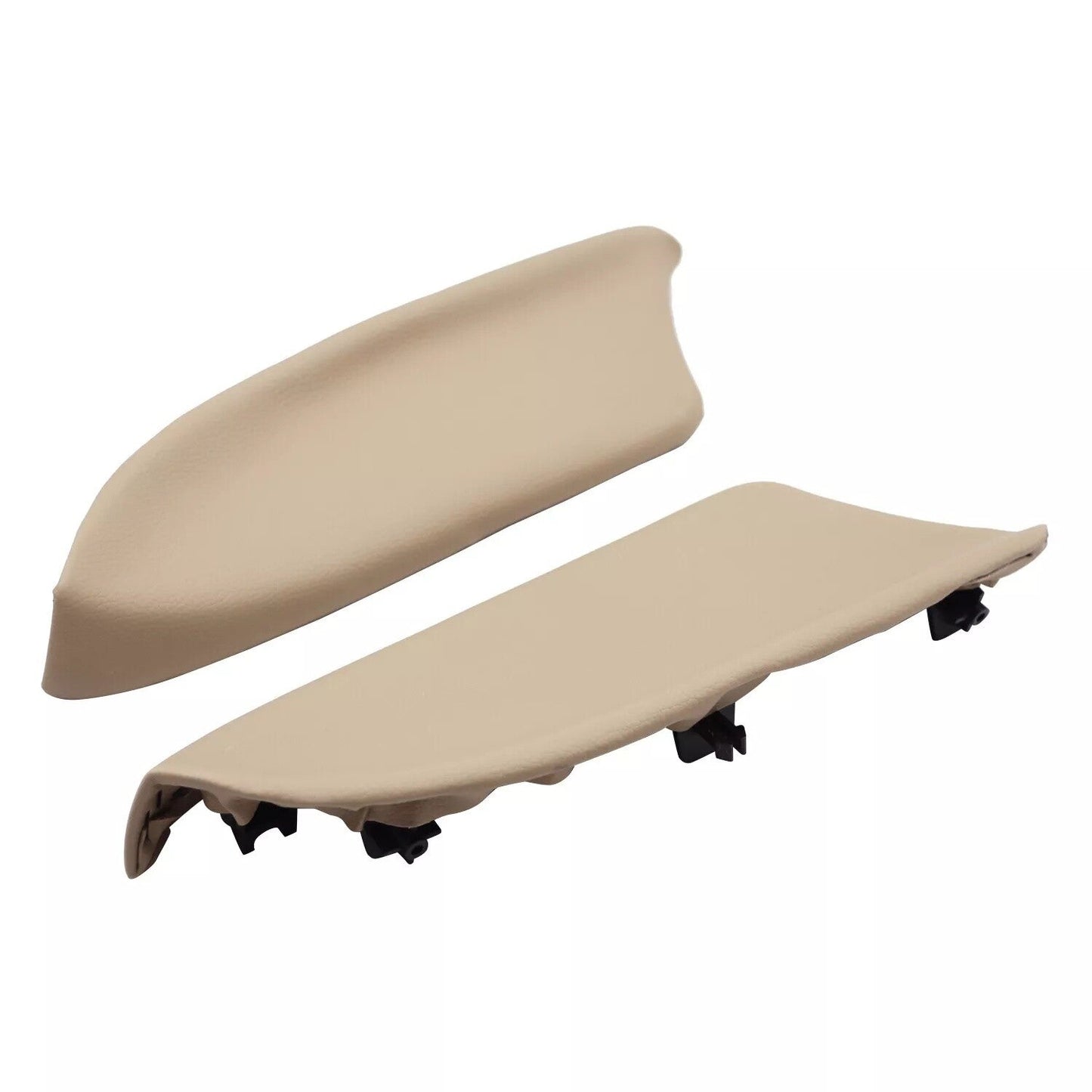 Pair Fit For Honda Accord 2008-12 Door Panels Armrest Cover Leather Beige LH +RH