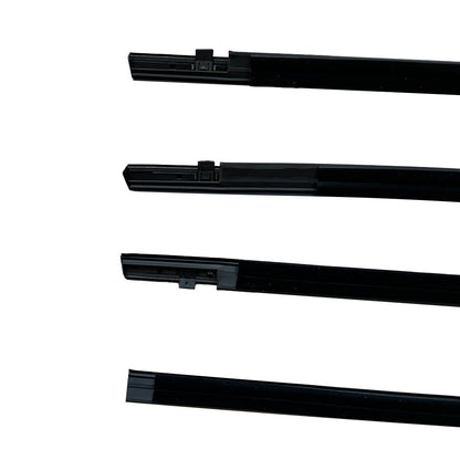 4PCS Weatherstrip Window Moulding Trim Seal Belt For Honda Civic Sedan 2016-2021