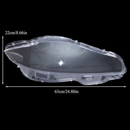 Pair Front Headlamp Headlight Lens Cover Shell Clear For Jaguar XJ XJL 2010-2019