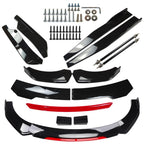 For Mazda 2 3 6 Front Rear Bumper Lip Spoiler Splitter Body Kit Side Skirt