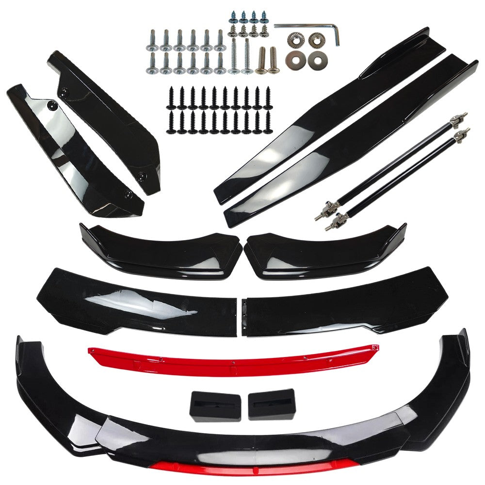 For Mazda 2 3 6 Front Rear Bumper Lip Spoiler Splitter Body Kit Side Skirt