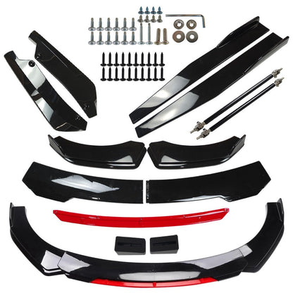 For Mazda 2 3 6 Front Rear Bumper Lip Spoiler Splitter Body Kit Side Skirt