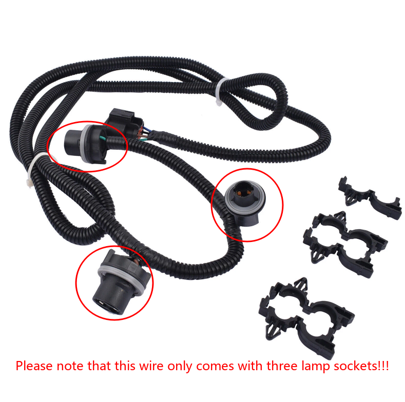 Right Tail Light Wiring Harness for Chevy Silverado for GMC Sierra 2014 2015