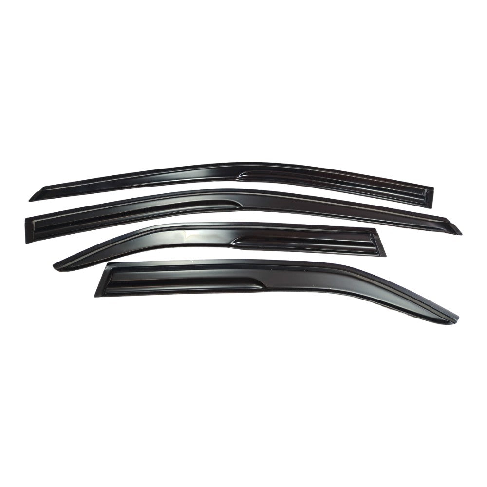 Window Visors Rain Guards For 2012-2017 Toyota Camry 3D Wavy M Style Ş