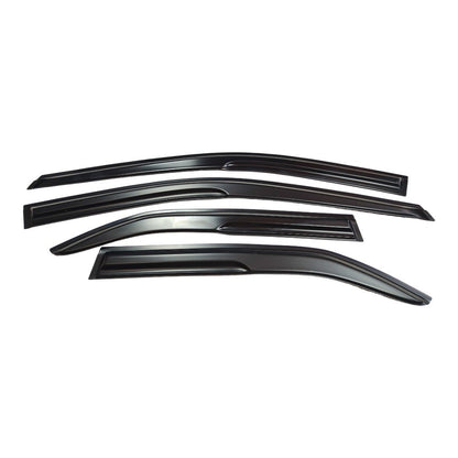 Window Visors Rain Guards For 2012-2017 Toyota Camry 3D Wavy M Style Ş