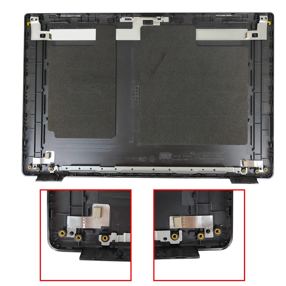 Back Cover Lid+Bezel Hinges 017XCF 0WXN5F 04Y37V For Dell Latitude 15 3520 E3520