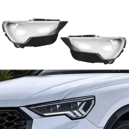 For 2019-2023 Audi Q3 Left & Right Headlight Covers Headlight Lens Covers