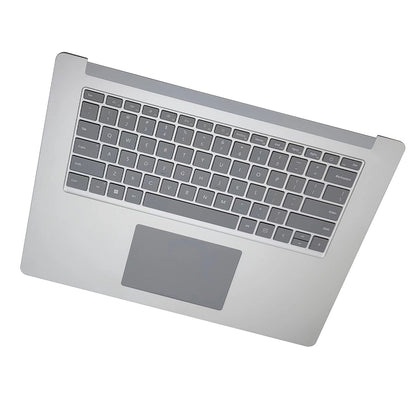 New Silver Palmrest Keyboard Touchpad For Microsoft Surface Laptop 3 15" 1873 US