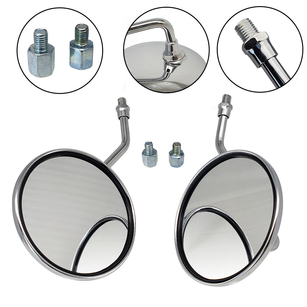 Pair Rear View Mirrors M8 for Honda Z50J1 JZ ST50 ST70 CL70 CT90 S90 CL100
