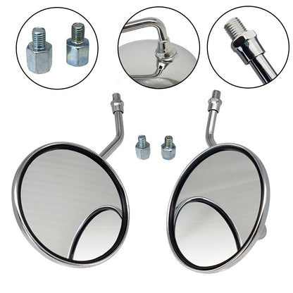 Pair Rear View Mirrors M8 for Honda Z50J1 JZ ST50 ST70 CL70 CT90 S90 CL100