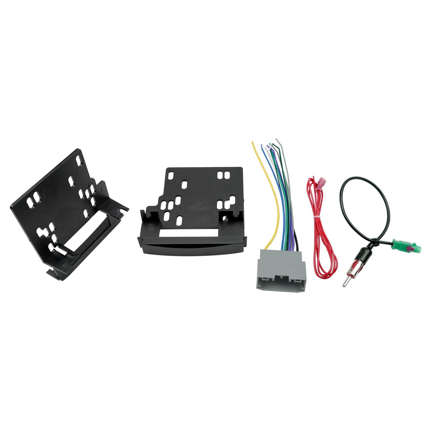 For Dodge for Jeep Double DIN Radio Installation Dash Kit W/Radio Wire Harness