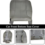 Passenger Side Bottom Leather Seat Cover Gray For 2002-2005 Dodge Ram 1500 SLT