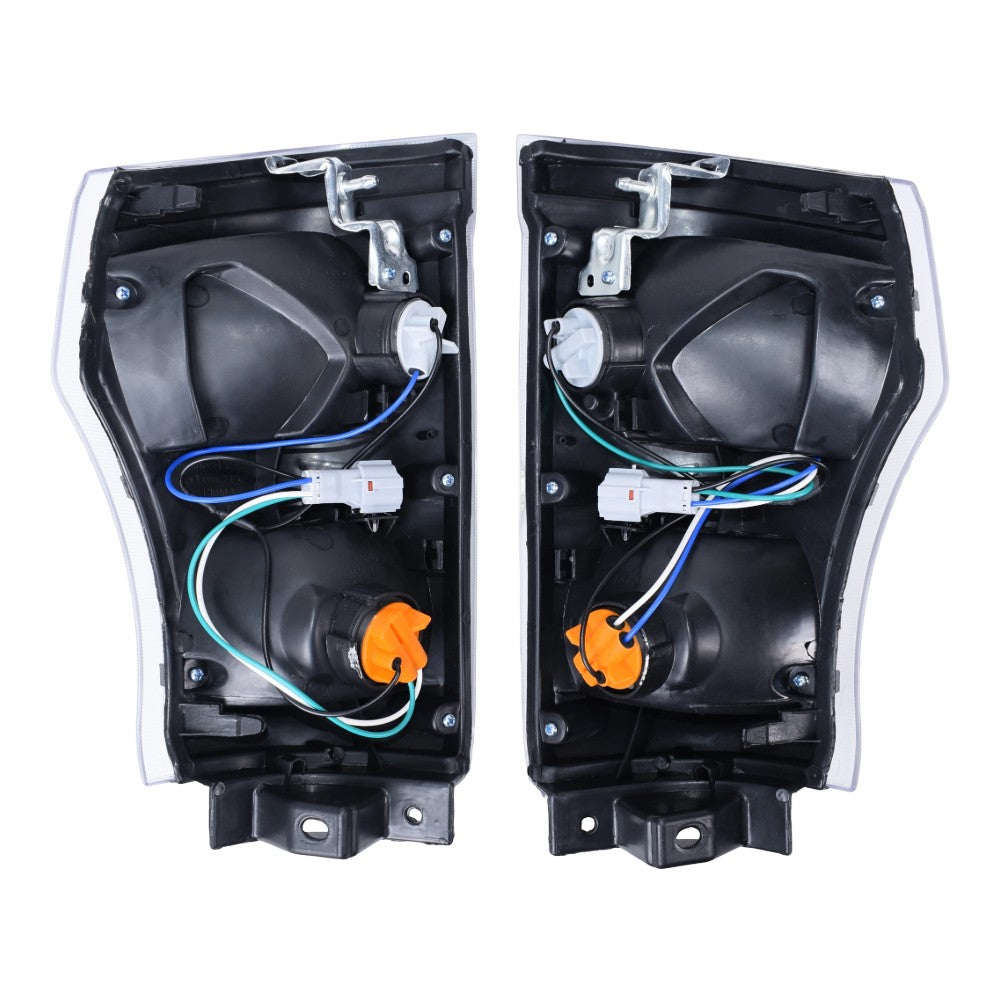 Headlights+Corner Lights Set 4PCS For 2004-2007 Isuzu NPR NQR 05-07 GMC W-4500