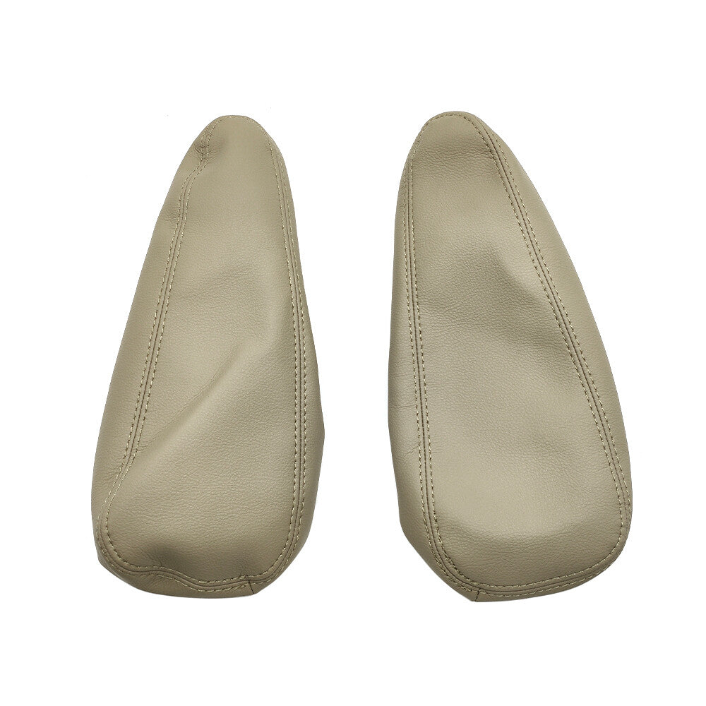 2pcs For 2003 2004 2005-2009 Lexus GX 470 Seat Armrest Leather Cover Beige
