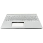 New 934640-001 Palmrest Case w/Backlit Keyboard Silver For HP ENVY X360 15-BP US