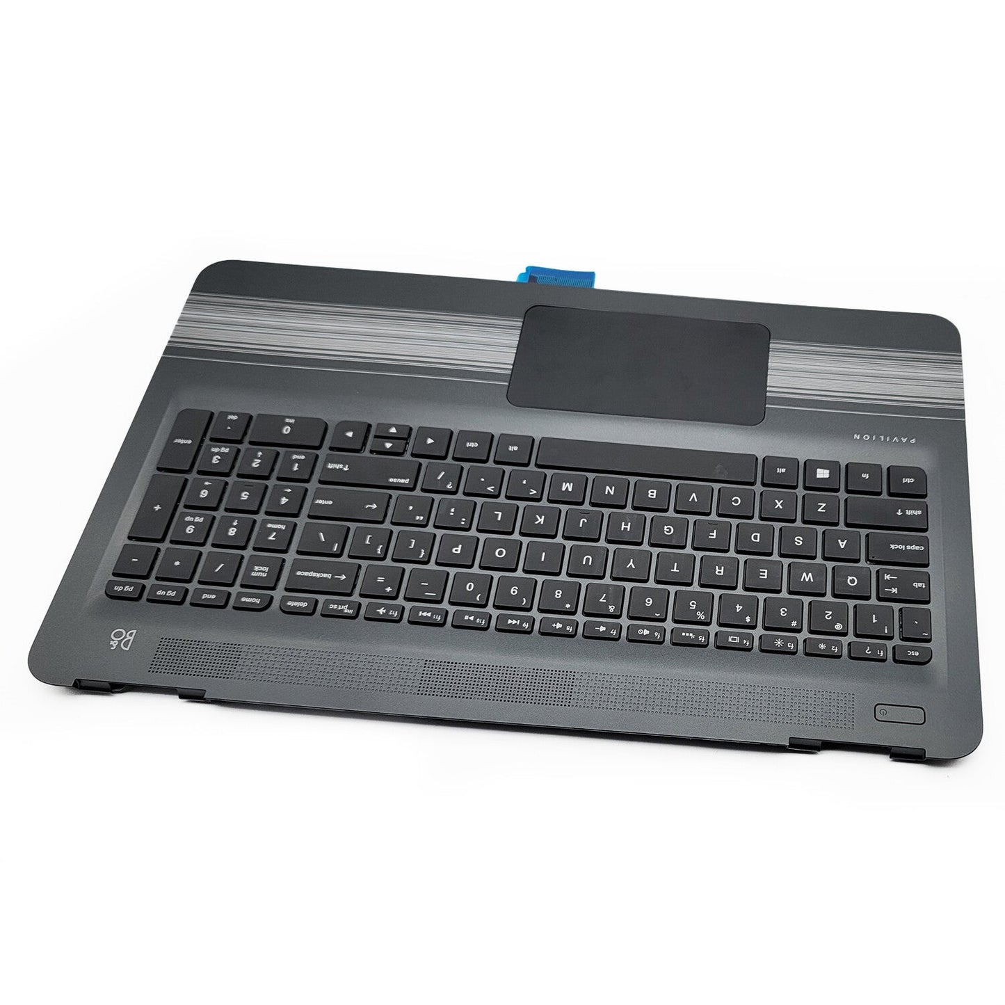 New Palmrest Backlit US Keyboard Touchpad For HP Pavilion 15-AU 15-AW 856035-001