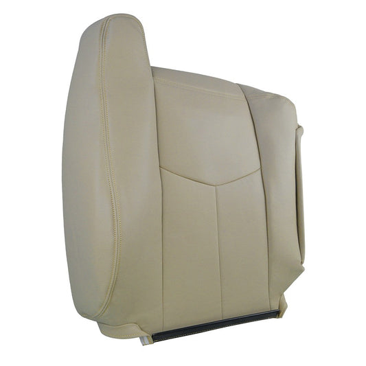 Passenger Lean Back Leather Seat Cover Tan For 2003 2004 -2006 Chevy Silverado
