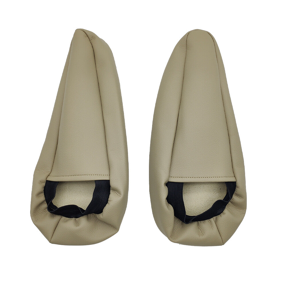 2pcs For 2003-2009 Lexus GX470  Beige Leather Seat Armrest Replacement Cover