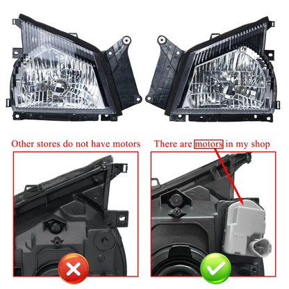 Headlight Corner Light With Motor for Isuzu NPR NQR 2004 2007 for GMC W4500