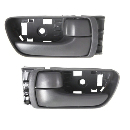 For Toyota Sienna Inner Inside Interior Door Handle Gray Front Left Right Pair