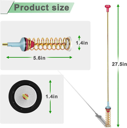 4Pcs DC97-16350V Washer Suspension Rod 27.6 Damper For Samsung WA54R7200AV/US