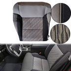 For 2014 2015-2021 Toyota Tundra Front Driver Bottom Cloth Seat Cover Gray/Black