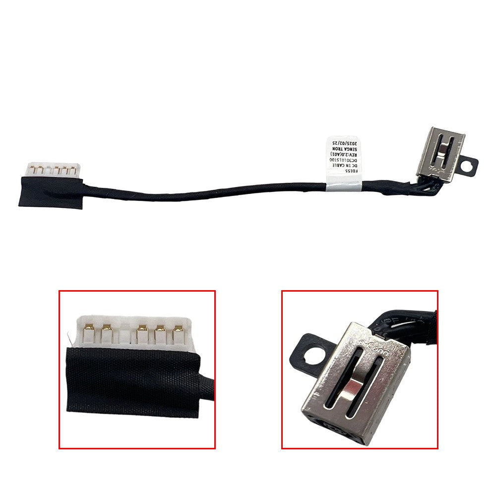 5X DC Power Jack Charging Port Cable For DELL Inspiron 3501 3505 5593 04VP7C NEW