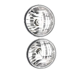 Set of 2 Clear Lens Fog Light For 2011-2017 Jeep Patriot LH & RH Lamps w / Bulbs