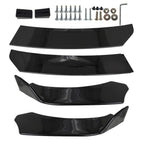Universal Front Bumper Lip Spoiler Splitter Glossy Black For JEEP Grand Cherokee