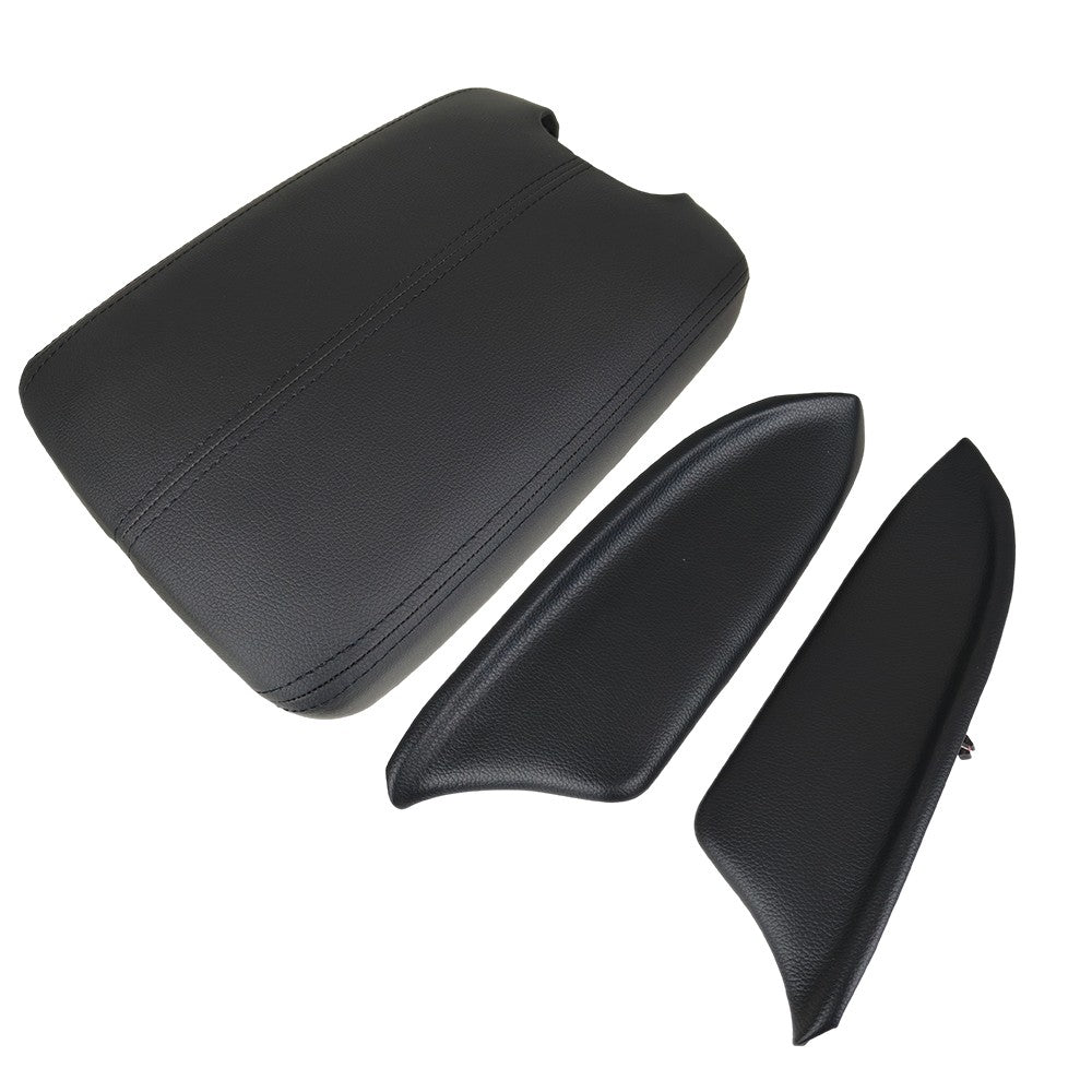 Car Center Console Cover Front Door Panels Armrest Black for Honda Accord 08-12