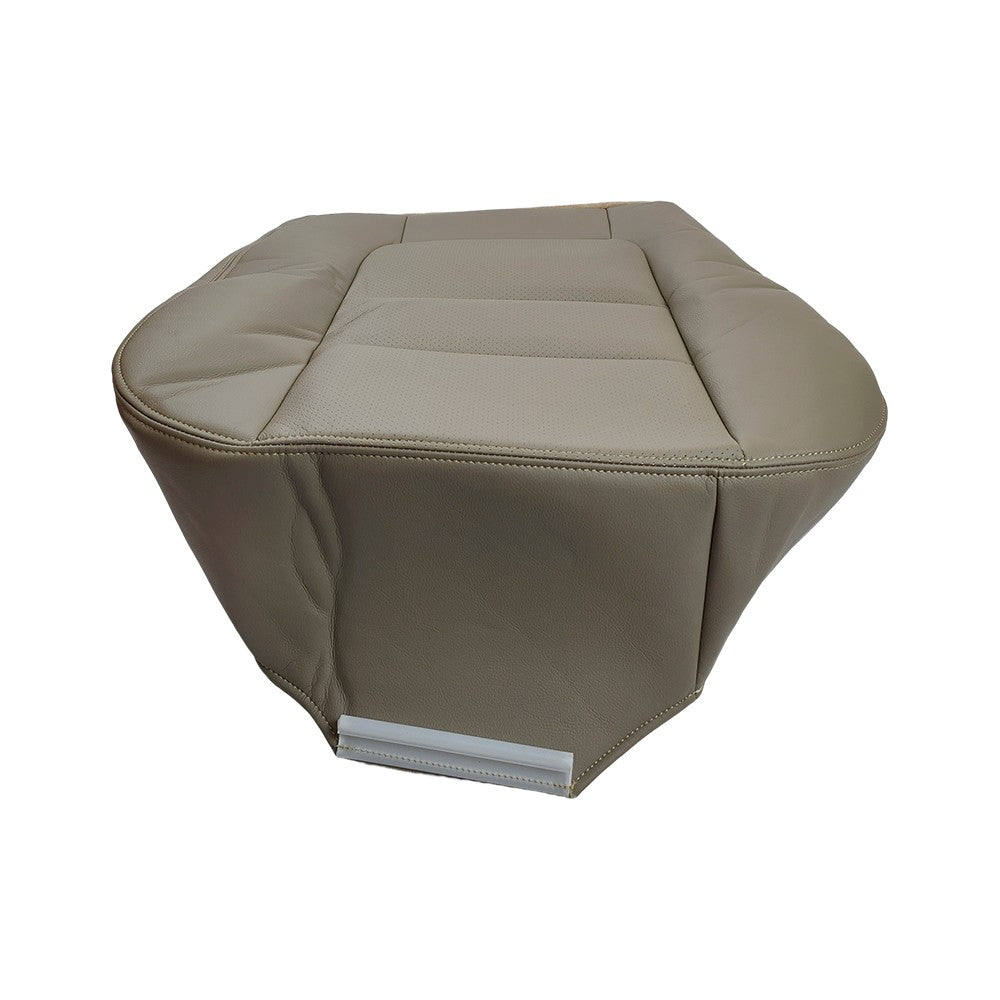 Driver Bottom & Top Leather Seat Covers TAN For 2001 Ford F250 F350 F450 Lariat