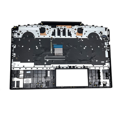 New Palmrest w/Green Backlit Keyboard For HP Pavilion 15-DK L57593-001 US