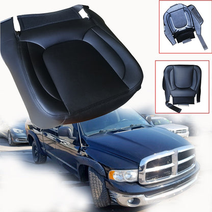 Passenger Bottom Leather Seat Cover For 2004 2005 Dodge Ram 1500 2500 Dark Gray