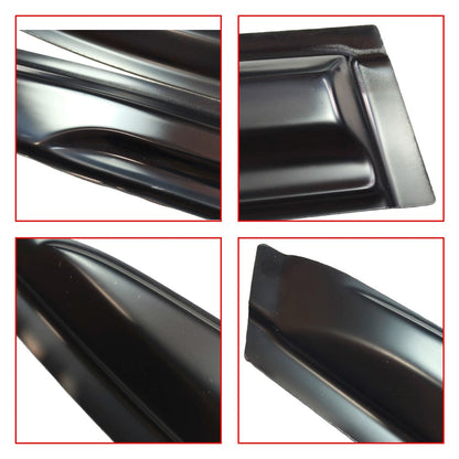 Window Visors Rain Guards For 2012-2017 Toyota Camry 3D Wavy M Style Ş