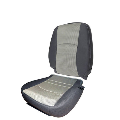 For 2009-2012 Dodge Ram 1500 2500 Driver Bottom & Lean Back Cloth Seat Cover