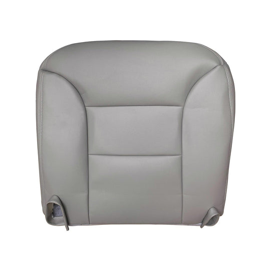 Driver Passenger Leather Seat Covers Gray For 1995 - 1999 Chevy Silverado Tahoe