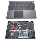 New Gray Palmrest Backlit Keyboard Touchpad For Dell Vostro 15 5510 5515 0JVYYX
