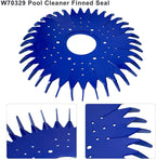 4 Pieces For Baracuda Pool Cleaner W70329 Finned Seal W69698 Diaphragm Foot Pad