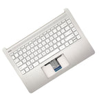 Silver Palmrest Keyboard For HP 14-DQ 14-FQ0110WM 14s-dq 14s-fq 14-FQ L88200-001