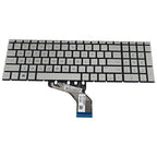 Silver Keyboard For HP 15s-dy 15s-dy2000 15s-dy2073dx 15s-dy2046ms 15s-dy2xxx US