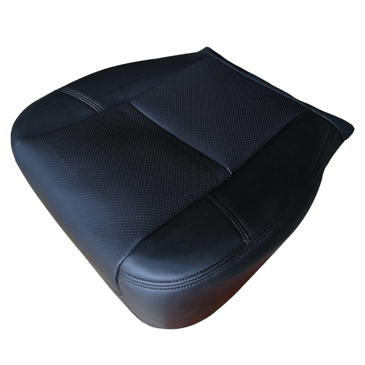 For 2007 2008-2014 Cadillac Escalade Driver Side Bottom Leather Seat Cover Black