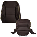 Driver Leather Seat Cover Brown For 2014 2015-2019 Chevy Silverado HIGH COUNTRY