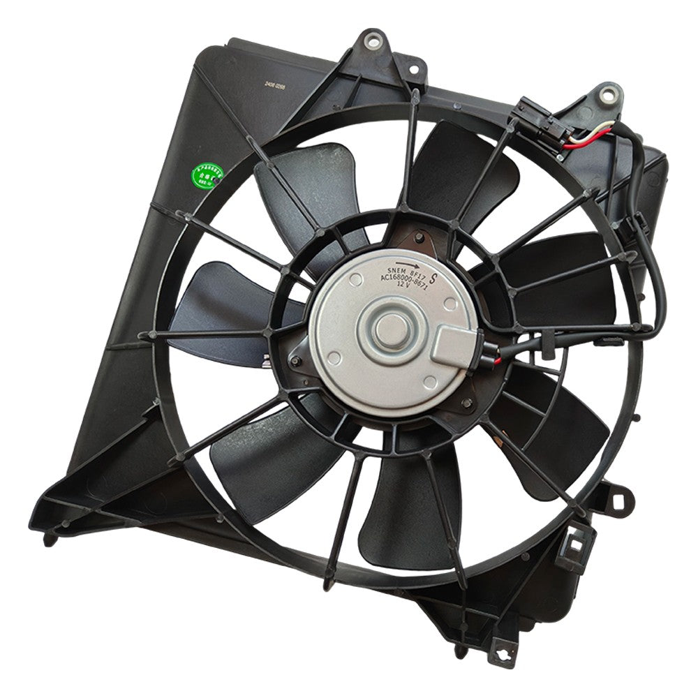 For Honda Fit 2009-2014 A/C Condenser Fan Assembly Passenger Side | Single Fan