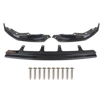 Carbon Fiber Style M Front Bumper Lip For 2019-22 Bmw G20 3 SERIES 330I M340I
