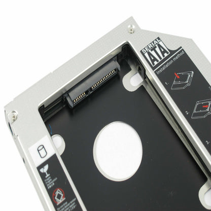 12.7mm Universal For SATA 2nd HDD SSD Hard Drive Caddy CD/DVD-ROM Optical Bay