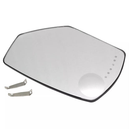 NEW Left Driver Side Power Heated Mirror Glass w/ Signal For 2014-2017 Silverado